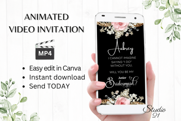 Boho Junior Bridesmaid W3127JM: A Font with Organic Elegance