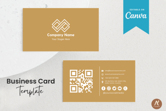 Dark New Editable Business Card Template: Your Brand, Your Way
