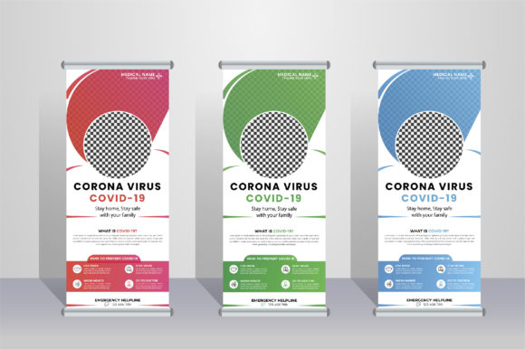Practical Covid-19 Roll Up Banner Design for Any Business