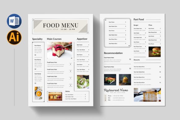 Professional Restaurant Menu Design That Works