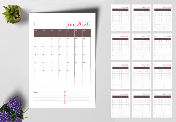 Streamline Your Year: The Calendar Planner Template