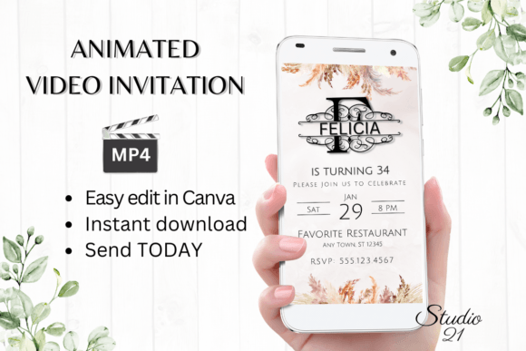 Why the Digital Invitation (Monogram Letter F) Template Is a Game-Changer for Modern Hosts